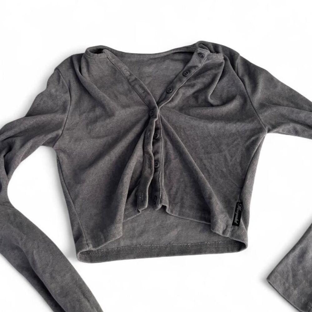 Missguided Women's Grey and Blue Jumper